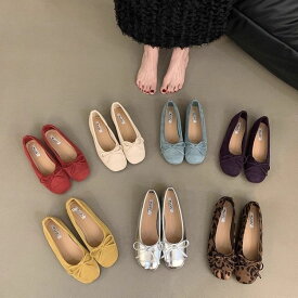 ぺたんこ　バブーシュタイプのフラットパンプス　オールシーズン　バレエシューズ パンプス シューズ　レディース　フラット　ローヒール　サンダル靴 歩きやすい　美脚靴　シューズ　滑り止め　　痛くない