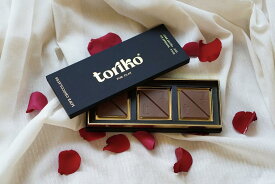 【3営業日以内発送 】 日本初! Toriko love chocolate 66g 3個入 パートナーとシェアできるラブチョコレート トリコ 男女シェア用チョコレート 彼氏彼女 恋人同士 楽しむ ギフト プレゼント ホワイトデー　ラッピング不可