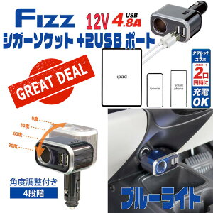 FIZZ-990C~\PbgD1 USB 4.8A 12VԐpubN q[Yt10Ai30mmj ʓdj^[t USB[qt USB|[g2USBd USB[d FIZZ-990 i|bNX NAPOLEX J[pi 킢 y