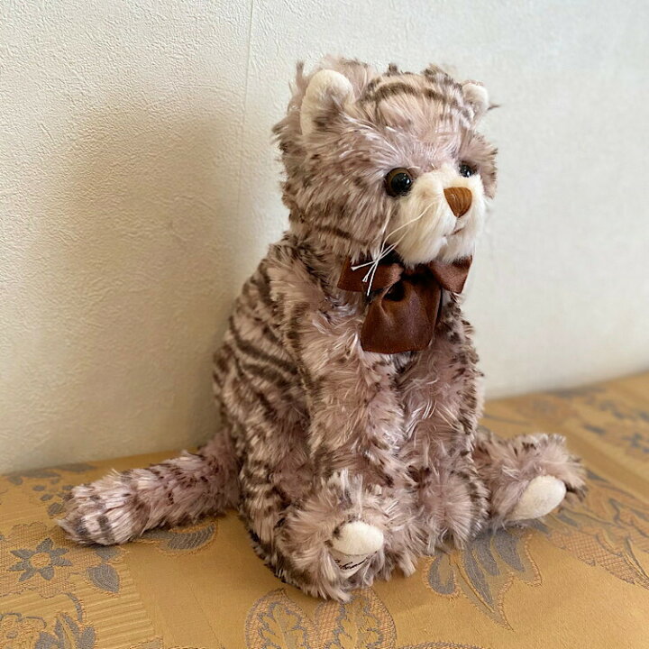 楽天市場】 ぬいぐるみ 猫 ブラウン ダークブラウン【選べる2色 