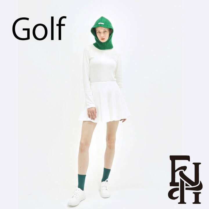 楽天市場】ENTI ゴルフ フレア スカート エンティ ホワイト ペチコート 