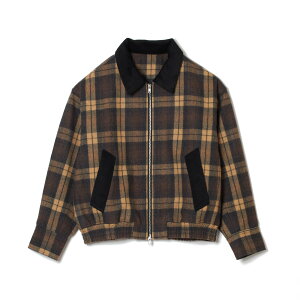 ENTI St@`FbNE[WPbg CHECK WOOL JACKET H~ `I WPbg X|[c ݕt StEFA fB[X 킢VbN Eh {uh GeB