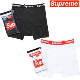 Supreme ボクサー ブリーフ 4枚セット "Hanes Boxer Brief" シュプリーム 下着 ブリーフ 定番Supremeシュプリーム 黒 ブラック 即納 2023 LA ブランド レディース メンズ アメリカ 男女兼用