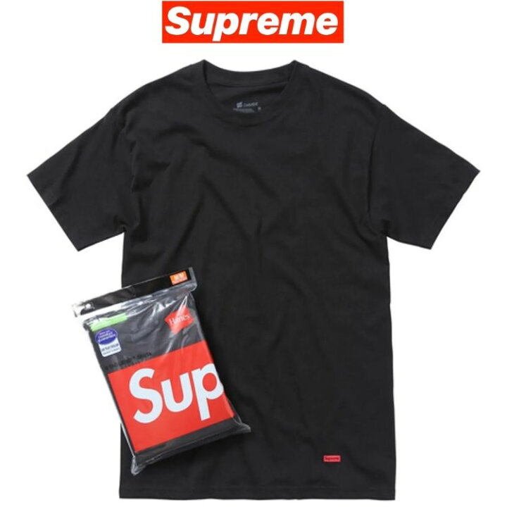 楽天市場】 シュプリーム × ヘインズ Supreme × Hanes コラボ 3 PACK 