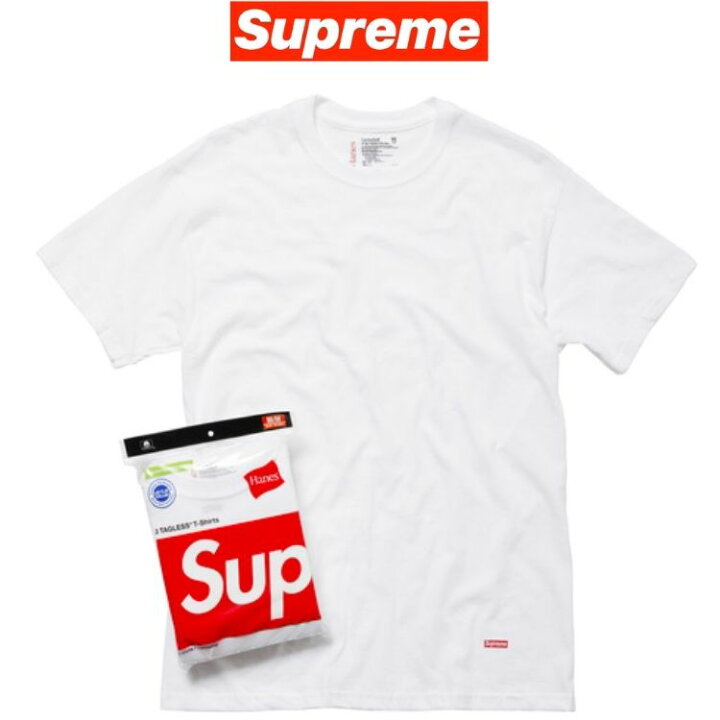 楽天市場】 シュプリーム × ヘインズ Supreme × Hanes コラボ 3 PACK 