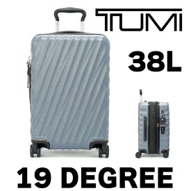 38L TUMI 新品 "インターナショナル・エクスパンダブル・4ウィール・キャリーオン" 【TUMI 19Degree】トワイライト ブルー トゥミ キャリーバッグ リサイクルポリカーボネイト/牛革 旅行 4輪キャリーバック 4weels SDGS 【0228771tlb2】