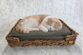 まだまだ夏物商品人気です！ペットベッド 犬 猫 ペット ベッド おしゃれ かわいい ラタン かご ナチュラル シンプル ペット用ベット ベッド 猫用ベット 猫のベッド ペットソファー ペット用ソファー 犬ソファー 犬用ソファー 天然素材 素朴 クレエ グルーム