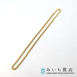 質屋 喜平 ネックレス K18 約30g 50cm 2面 シングル 750 造幣局 ホールマーク みいち質店
