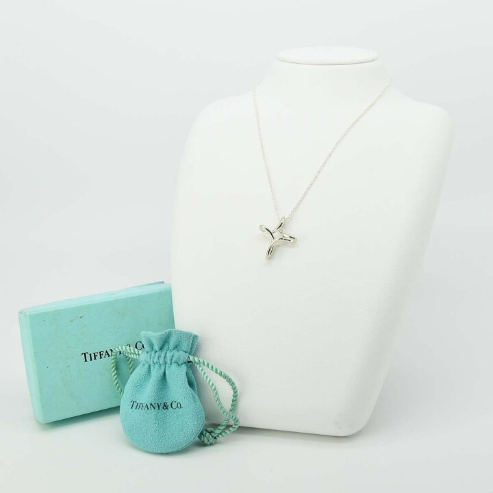 楽天市場】質屋 TIFFANY & Co. オープンクロス ネックレス SV925  