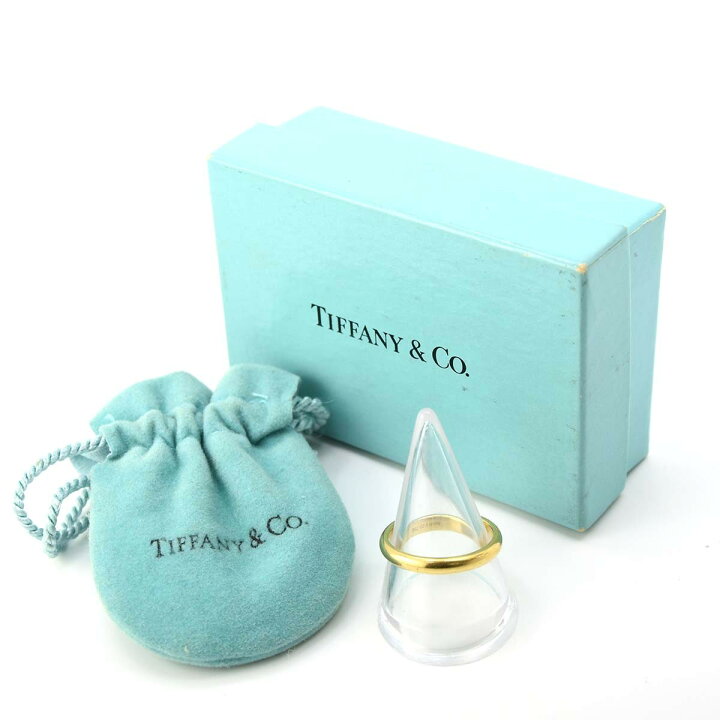 楽天市場】質屋 TIFFANY & Co. 750 K18 リング 15号 4.0g ティファニー  