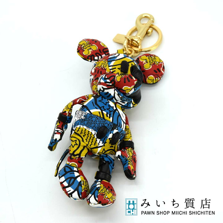 楽天市場】質屋 美品 コーチ ミッキーマウス キース・ヘリング コラボ  
