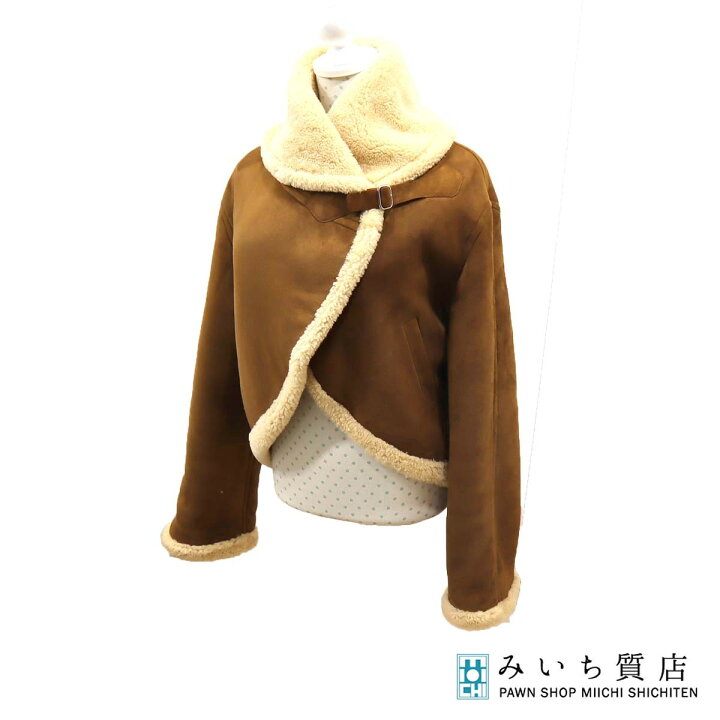 楽天市場】質屋 ジャケット コート HERMES エルメス ムートン ショート 