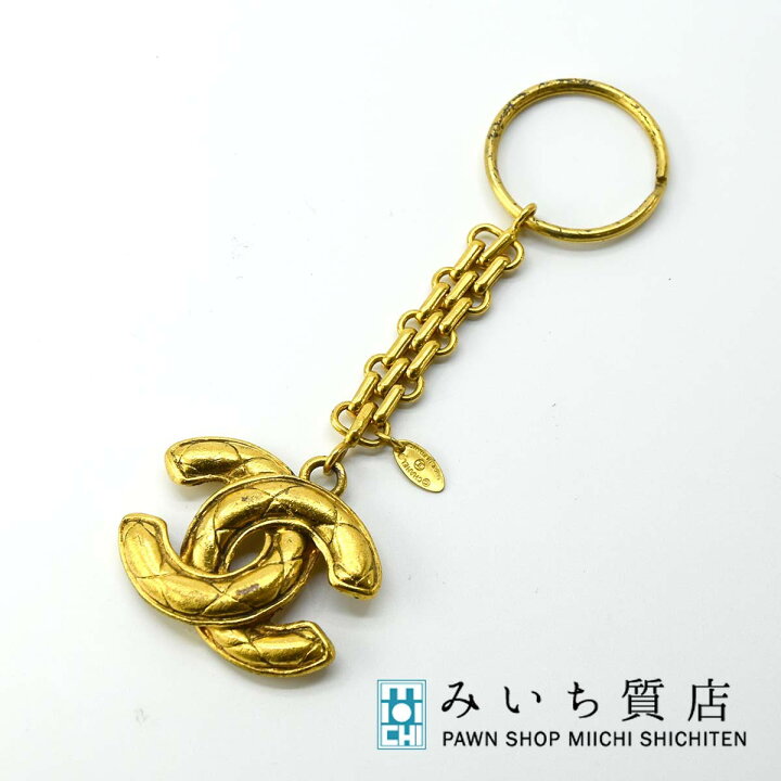 楽天市場】質屋 キーホルダー CHANEL シャネル ココマーク チャーム  