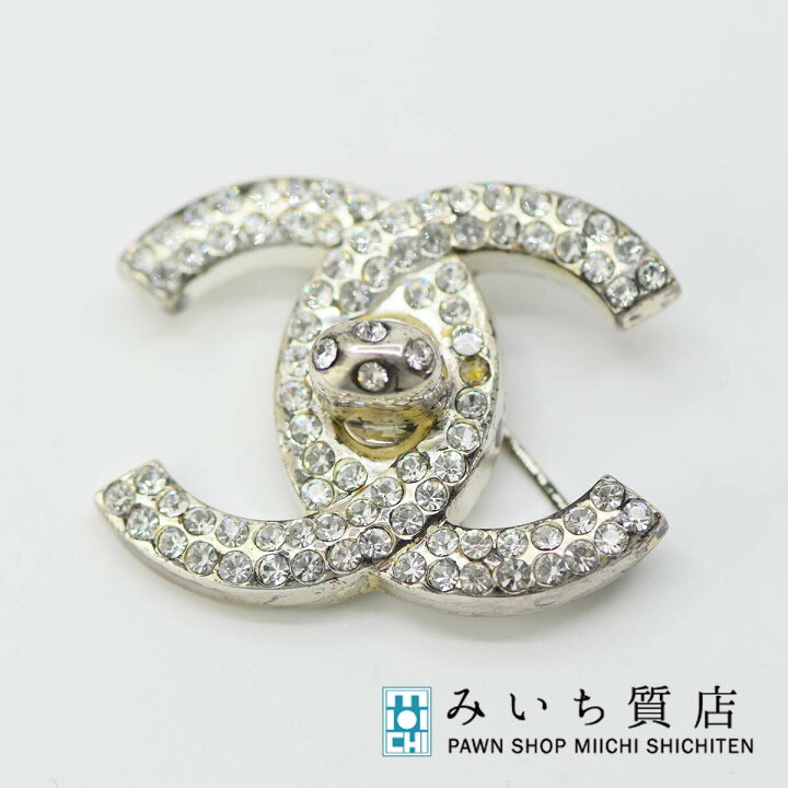 楽天市場】質屋 ブローチ CHANEL シャネル ターンロック ココマーク 