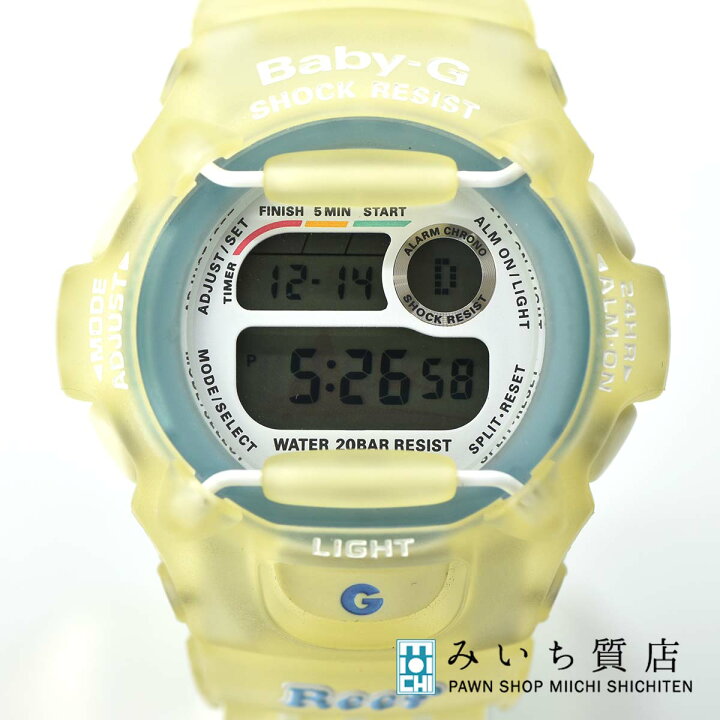 楽天市場】質屋 CASIO カシオ Baby-G ベビーG BG-370WC-2CT 替えベルト 