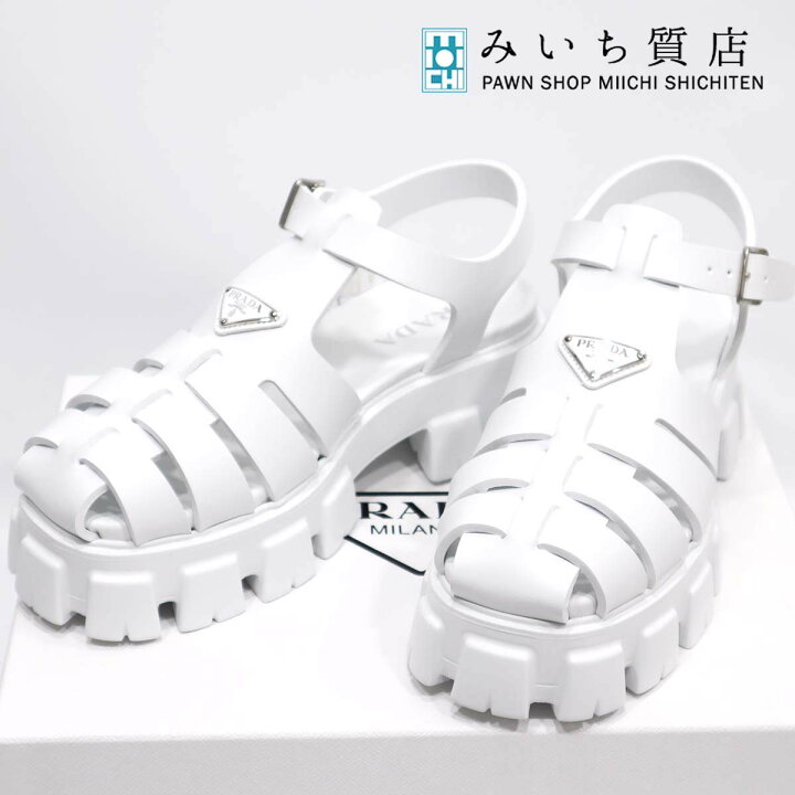 楽天市場】質屋 未使用 プラダ PRADA スポーティ フォームラバー 