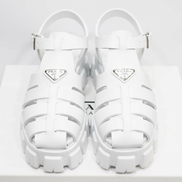 楽天市場】質屋 未使用 プラダ PRADA スポーティ フォームラバー 