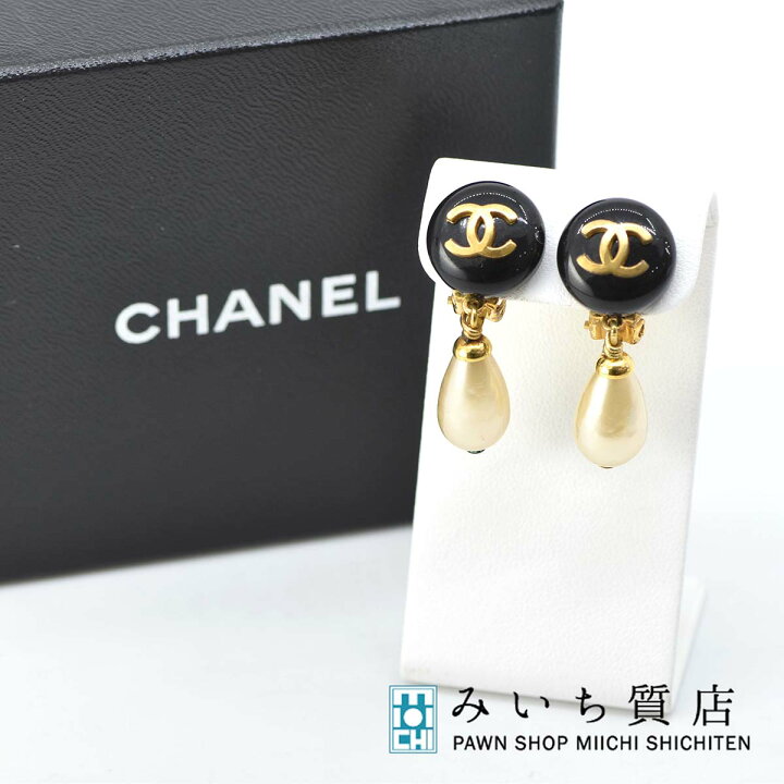 楽天市場】質屋 イヤリング CHANEL シャネル ココマーク フェイク 