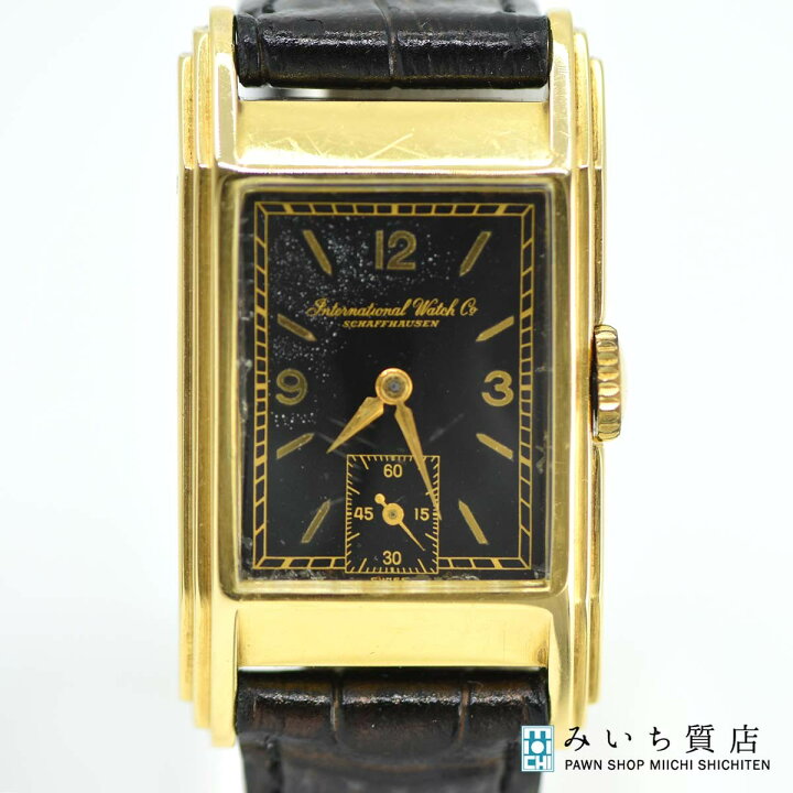 楽天市場】質屋 希少 腕時計 IWC インター レクタンギュラー Cal.87  