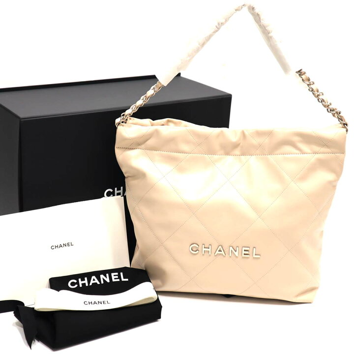 楽天市場】質屋 未使用 シャネル CHANEL22 スモール マトラッセ 