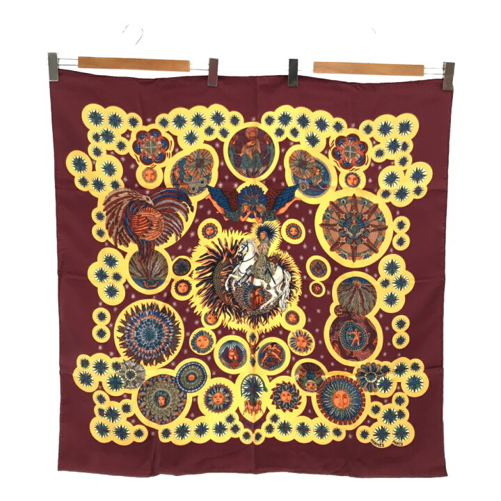 楽天市場】質屋 エルメス HERMES カレ90 シルク LE ROY SOLEIL 太陽王 