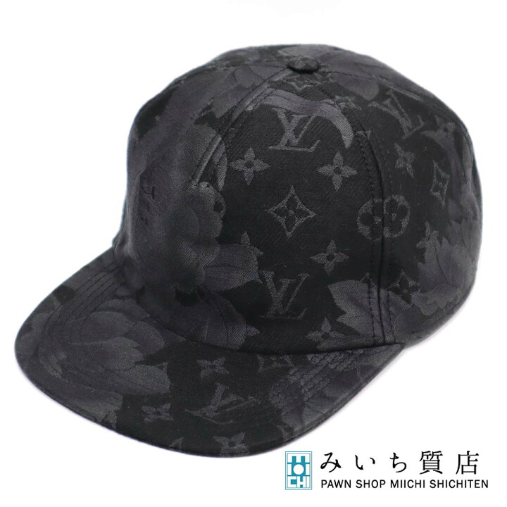 楽天市場】質屋 LV ルイヴィトン キャップ MP3293 モノグラム フラワー 