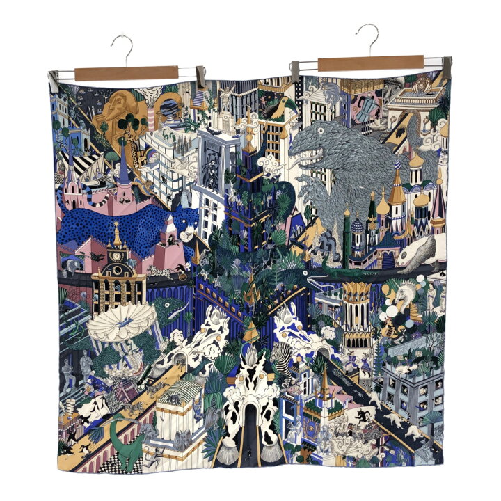 楽天市場】質屋 エルメス HERMES カレ90 Animapolis スカーフ ヒョウ 
