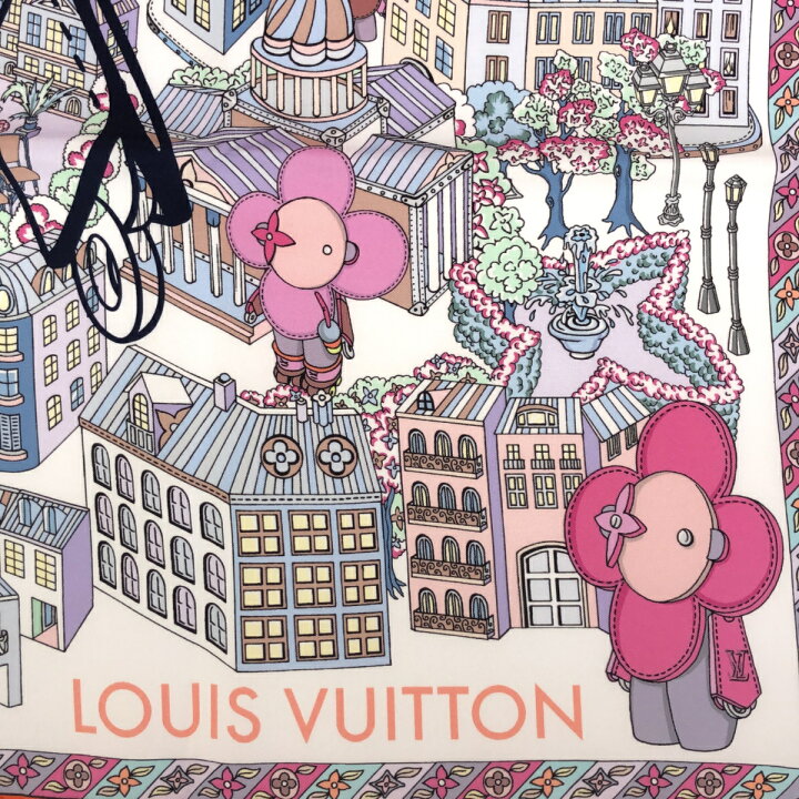 楽天市場】質屋 未使用 LV ルイヴィトン スカーフ M77408 カッシュ 