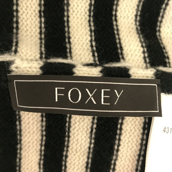 楽天市場】質屋 FOXEY フォクシー カーディガン 42 サイズ ストライプ  
