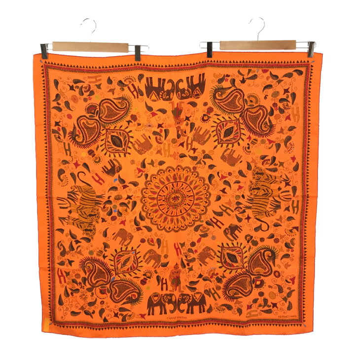 楽天市場】質屋 エルメス HERMES カレ90 CARRE KANTHA スカーフ 