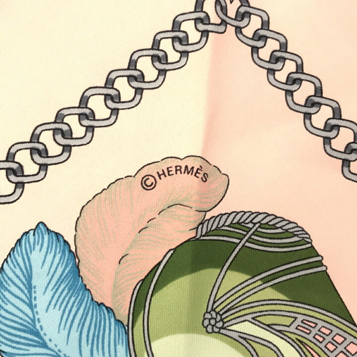 楽天市場】質屋 エルメス HERMES カレ90 羽飾りの激突 CHOCS EN PLUMES  