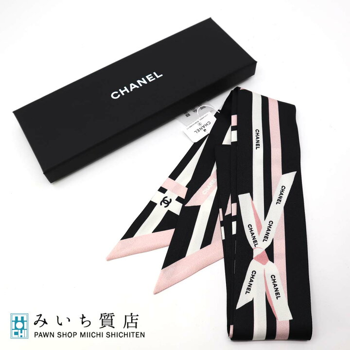 楽天市場】質屋 未使用 シャネル CHANEL ヘアバンド リボン柄 ピンク 