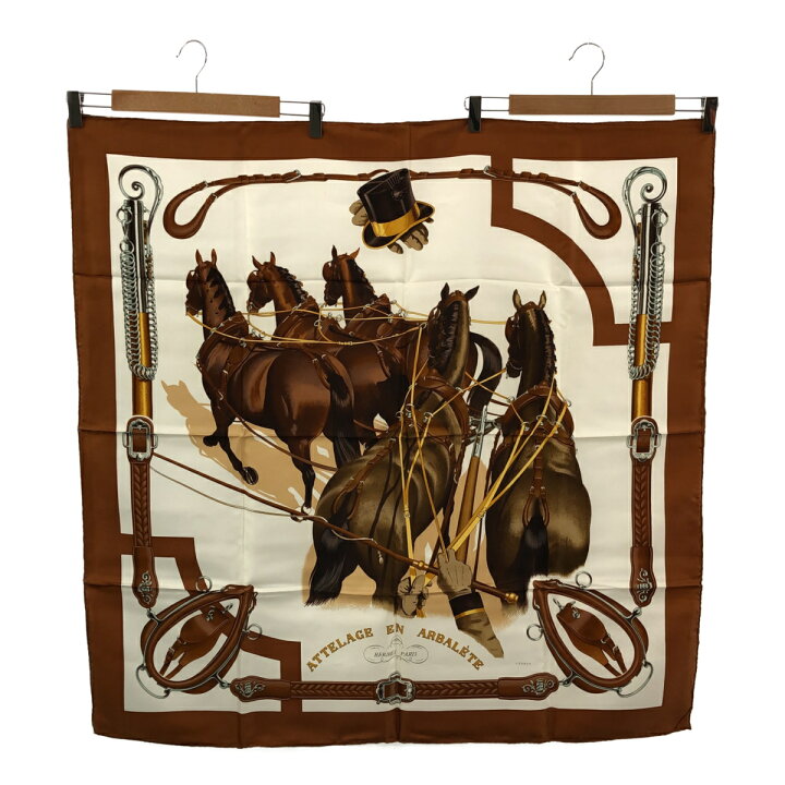 楽天市場】質屋 エルメス HERMES カレ90 ATTELAGE EN ARBALETE 馬車 