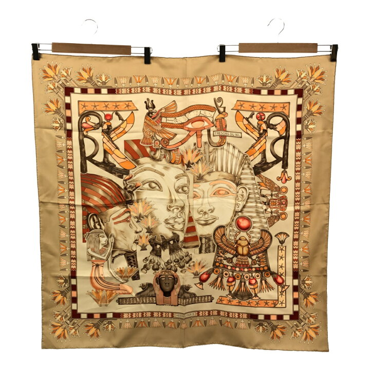 楽天市場】質屋 エルメス HERMES カレ90 スカーフ TRESORS DU NIL 