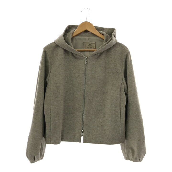 楽天市場】質屋 フォクシー FOXEy パーカー コート 40 サイズ カシミヤ  
