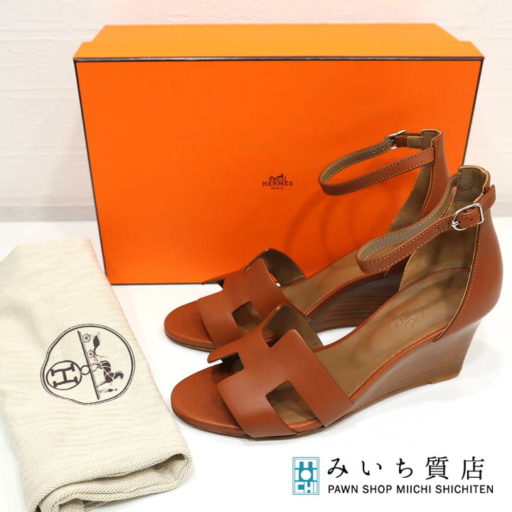 楽天市場】質屋 エルメス HERMES Hロゴ レジェンド 38 サイズ ウェッジ 