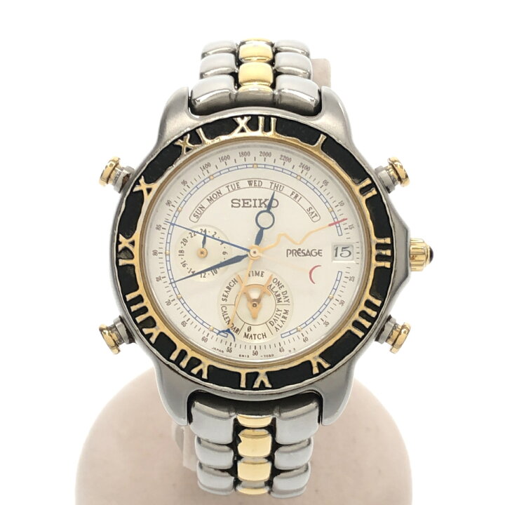 楽天市場】質屋 腕時計 稼働 セイコー SEIKO 6M13-7000 プレサージュ 