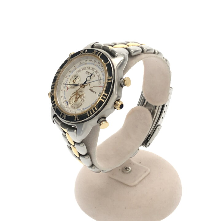 楽天市場】質屋 腕時計 稼働 セイコー SEIKO 6M13-7000 プレサージュ 