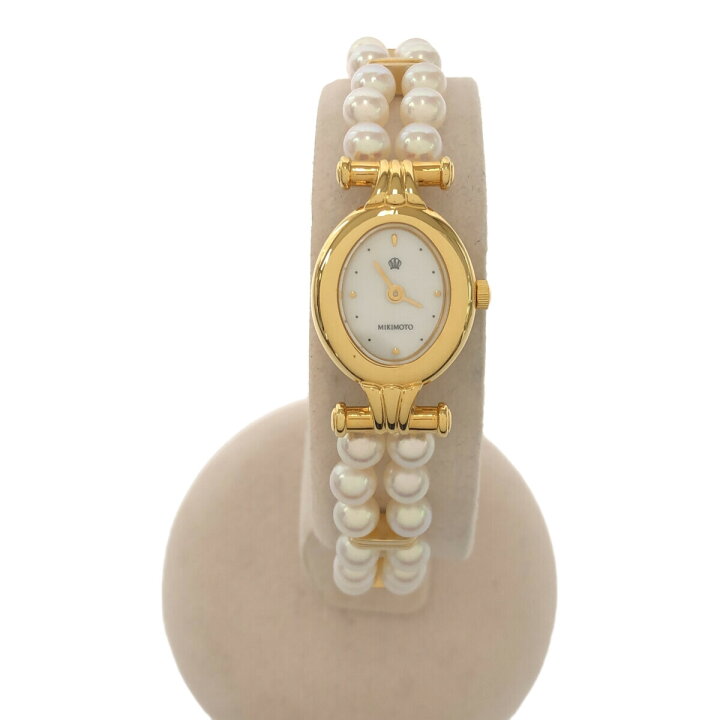 MIKIMOTO ミキモト 時計 パールブレスウォッチ JAL限定モデル 4N20  