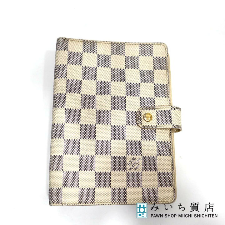 楽天市場】質屋 LV ルイヴィトン 手帳カバー アジェンダMM ダミエ 