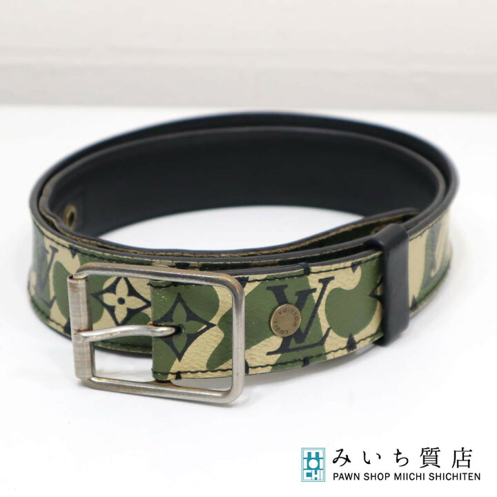 楽天市場】質屋 希少 ベルト LV M9646U ルイヴィトン × 村上隆 サン 