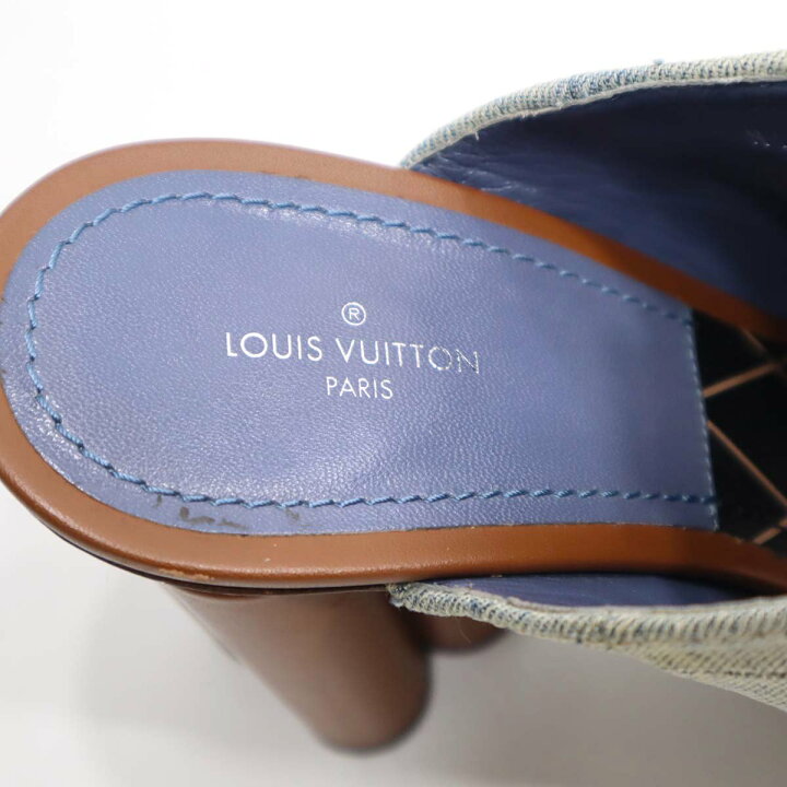楽天市場】質屋 LV ルイヴィトン シルエットライン ミュール サンダル 