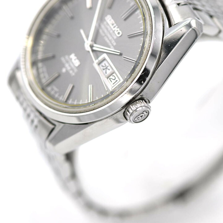 楽天市場】質屋 腕時計 稼働 SEIKO キングセイコー 5626-7040 グレー色 