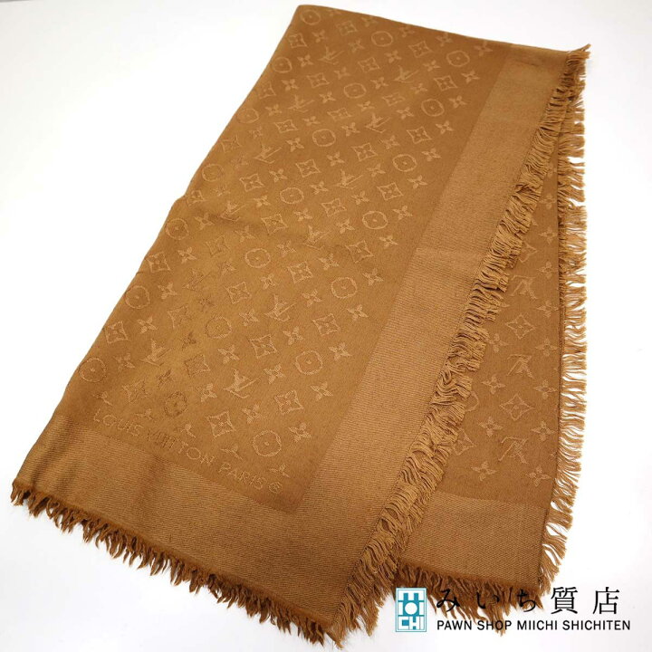 楽天市場】質屋 LV ルイヴィトン ストール ブラウン M1259 LOUIS 