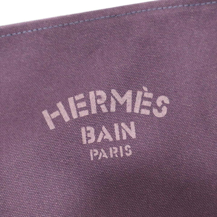 楽天市場】質屋 美品 ポーチ HERMES エルメス ヨッティングPM 紫  