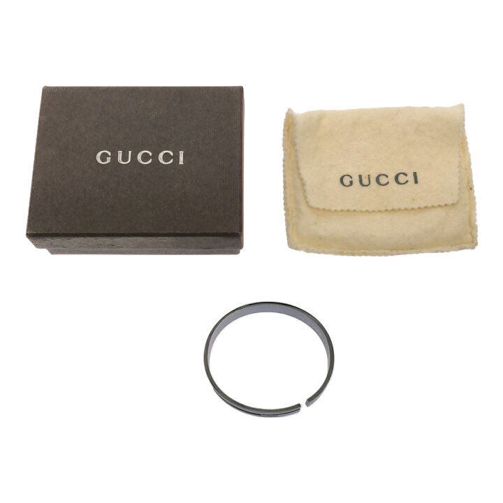 楽天市場】質屋 GUCCI グッチ G ロゴ カットアウト バングル シルバー 
