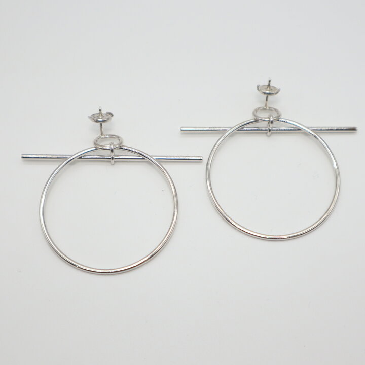 楽天市場】質屋 HERMES エルメス ループMM ピアス シルバー 925 