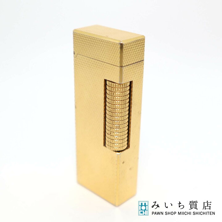楽天市場】質屋 dunhill ダンヒル ガスライター US RE24163 ゴールド 