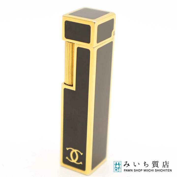 楽天市場】質屋 Cartier カルティエ ガスライター ブラック ゴールド 