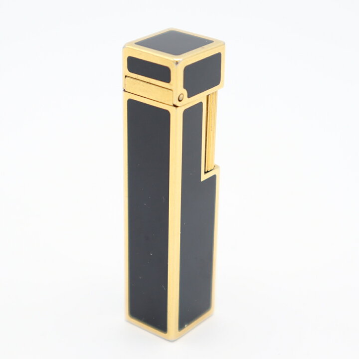 楽天市場】質屋 Cartier カルティエ ガスライター ブラック ゴールド 